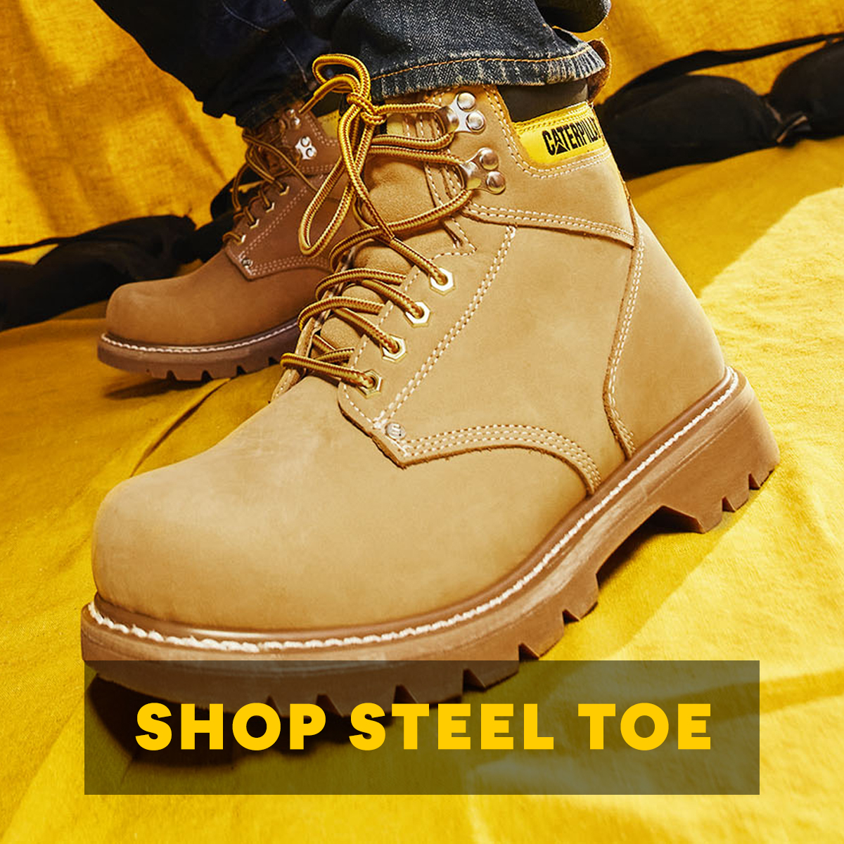 Caterpillar 2nd shift steel toe best sale